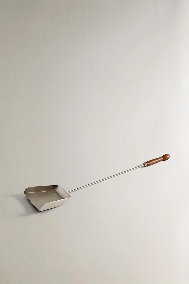 STEEL ASH FIREPLACE SHOVEL
