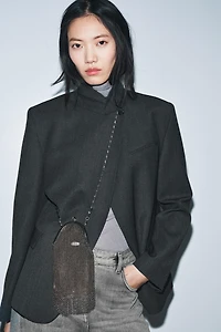 MINI SAC SEAU EN MAILLE MÉTALLIQUE