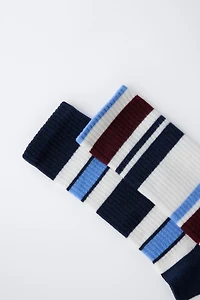 TWO-PACK OF LONG STRIPED SOCKS