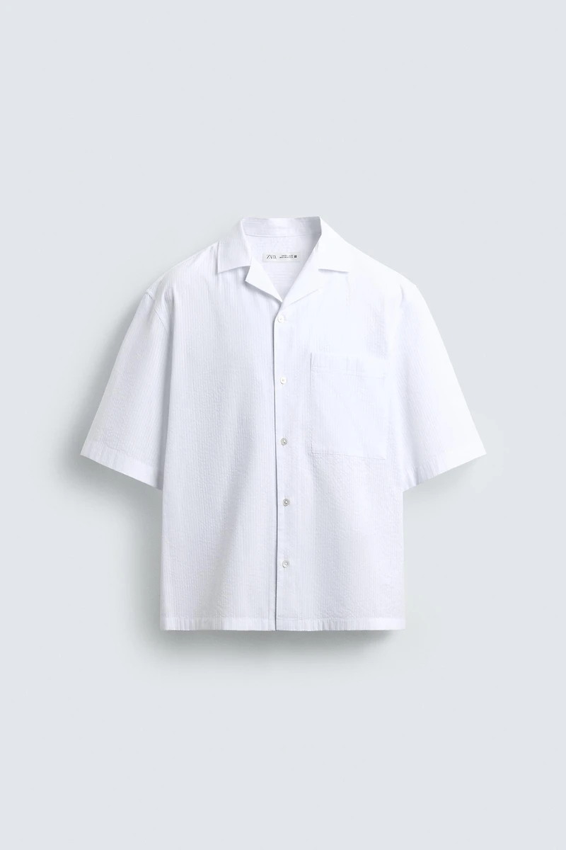 TEXTURED POCKET SHIRT