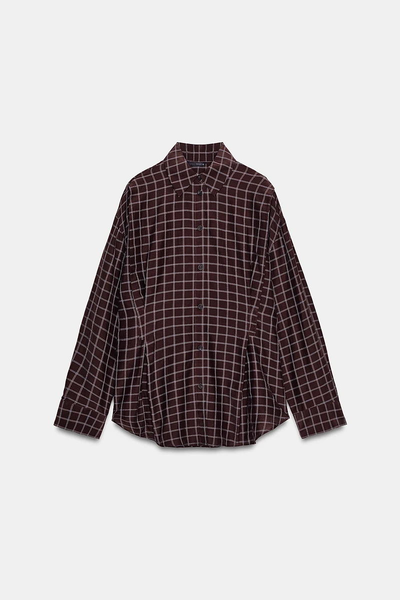 OVERSIZED PLAID SHIRT