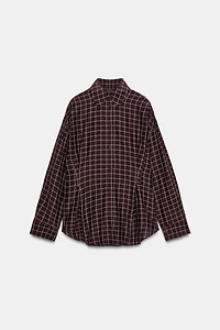 OVERSIZED PLAID SHIRT