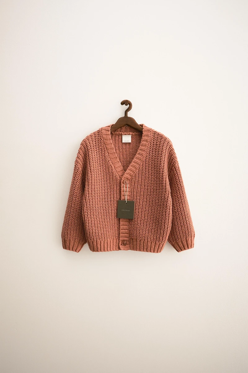 ZARA TIMELESS - GILET GROSSE MAILLE