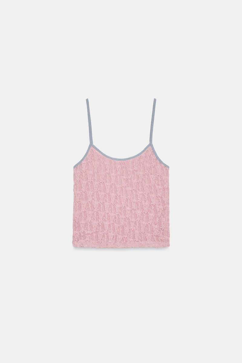 LACE STRAP TOP
