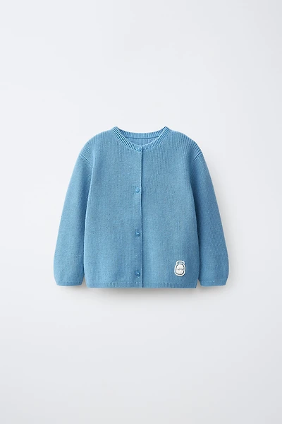 PURL KNIT CARDIGAN