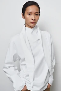 HEAVY COTTON T-SHIRT WITH TIES