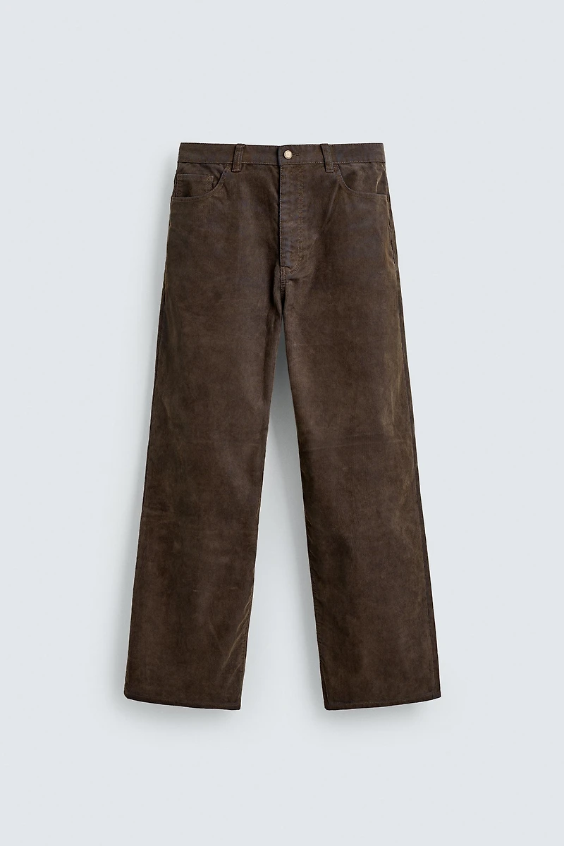 BAGGY FIT CORDUROY PANTS
