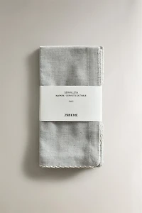 SET OF SCALLOPED NAPKINS (SET 2)