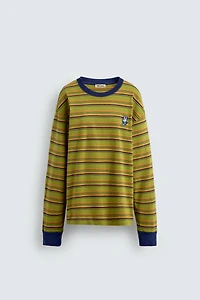 DAISY DUCK PATCH STRIPED T-SHIRT HARRY LAMBERT FOR ZARA X DISNEY