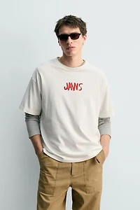 JAWS© UCS LLC AND AMBLIN X DYLAN´S T-SHIRT CLUB ZARA ILLUSTRATED