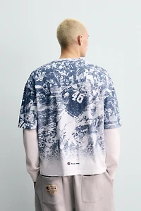 T-SHIRT IMPRIMÉ FOOTBALL AMÉRICAIN CHAMPION ® X ZARA