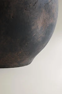 OVAL DECORATIVE CERAMIC VASE
