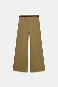 Z1975 WIDE LEG BELTED JEANS