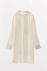 LIMITED EDITION WRINKLE EFFECT LINEN SHIRT