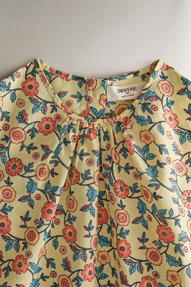 KIDS' FLORAL TOP