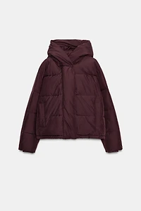 WATER REPELLENT WINDPROOF SHORT HOODIE ANORAK