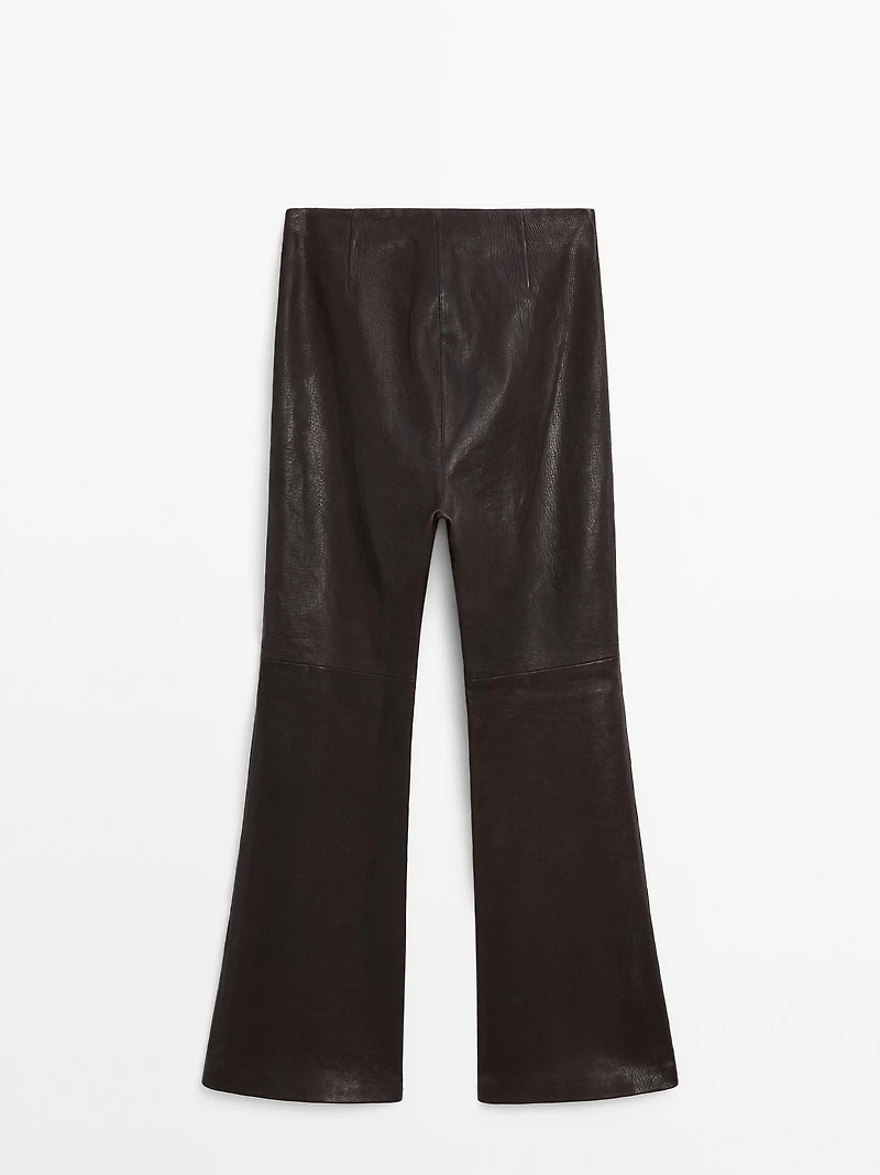 Leggings en cuir nappa