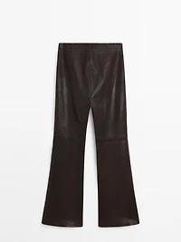 Leggings en cuir nappa