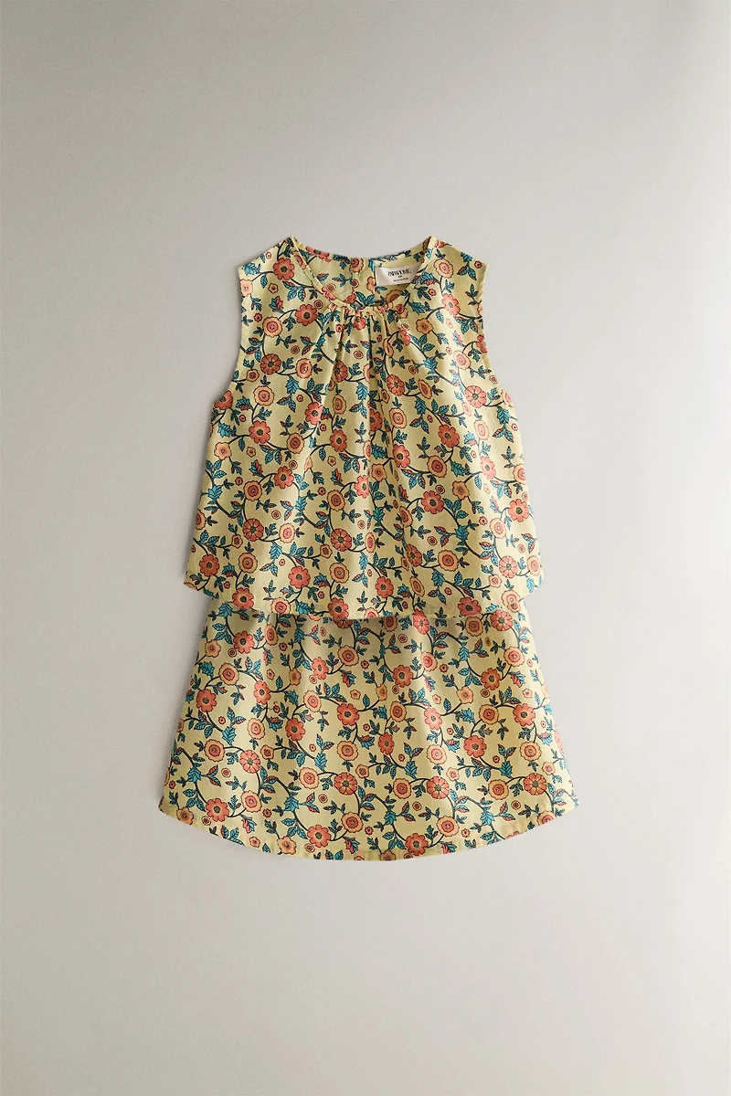 KIDS' FLORAL TOP