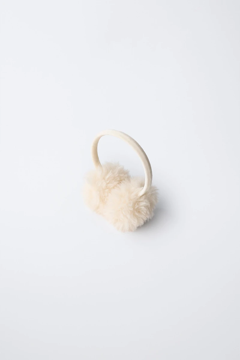 CURLY FAUX FUR EAR MUFFS SKI COLLECTION