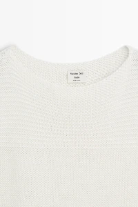 Fringe detail knit top - STUDIO
