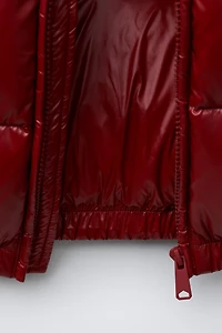 DOUDOUNE 50% PLUME ET DUVET DÉPERLANTE COUPE-VENT AVEC CAPUCHE