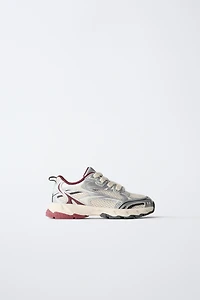 METALLIC ATHLETIC SNEAKERS