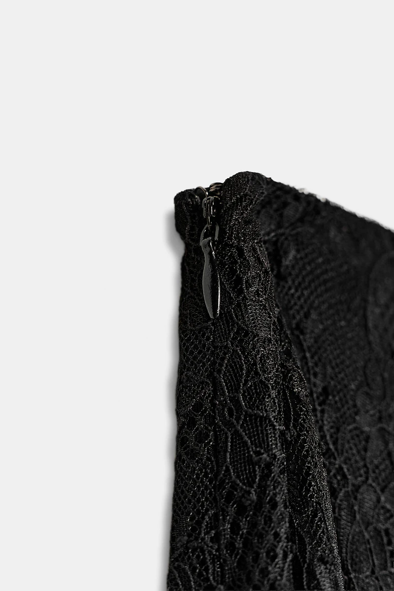 LACE MIDI SKIRT ZW COLLECTION