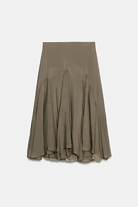 FLOWY GORED LACE SKIRT