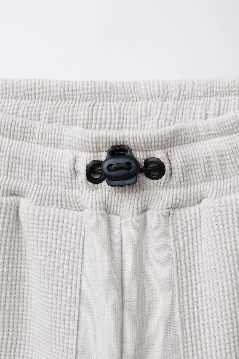 PANTALON DE JOGGING GAUFRÉ COMBINÉ