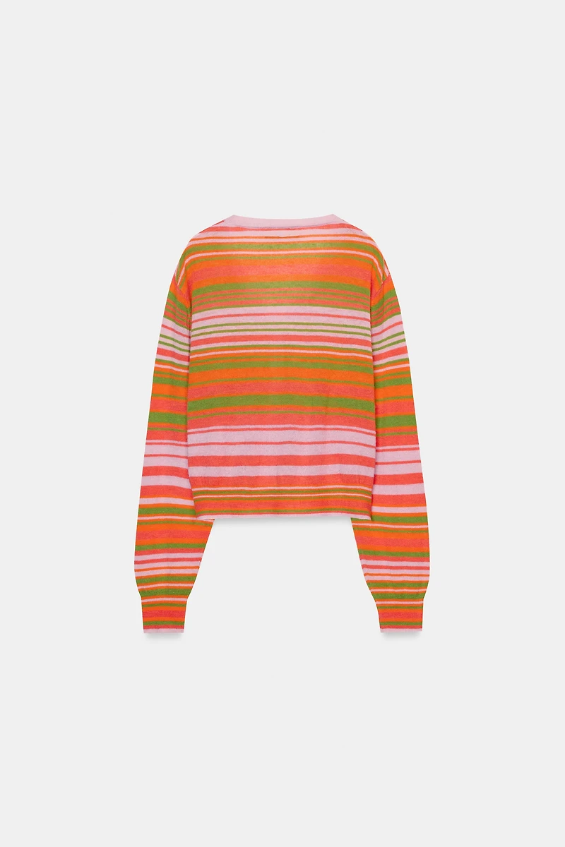 STRIPED CARDIGAN