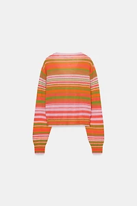 STRIPED CARDIGAN