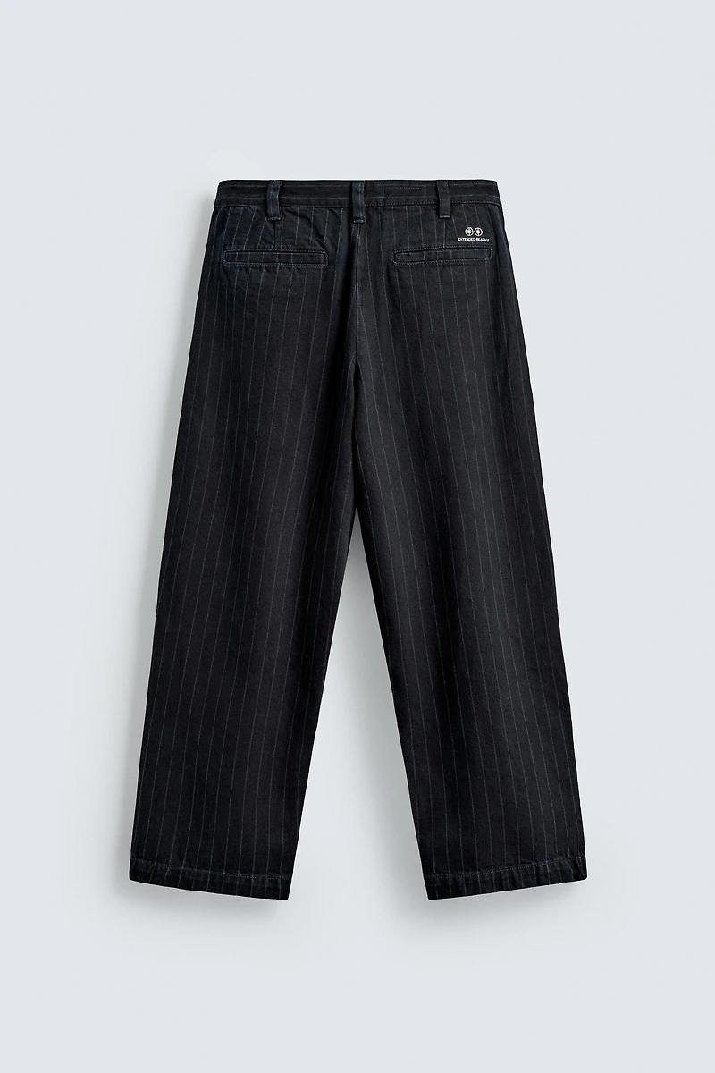 STRIPED BALLOON PANTS