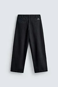 STRIPED BALLOON PANTS