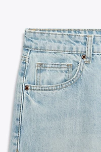 TRF MID-RISE WIDE LEG JEANS