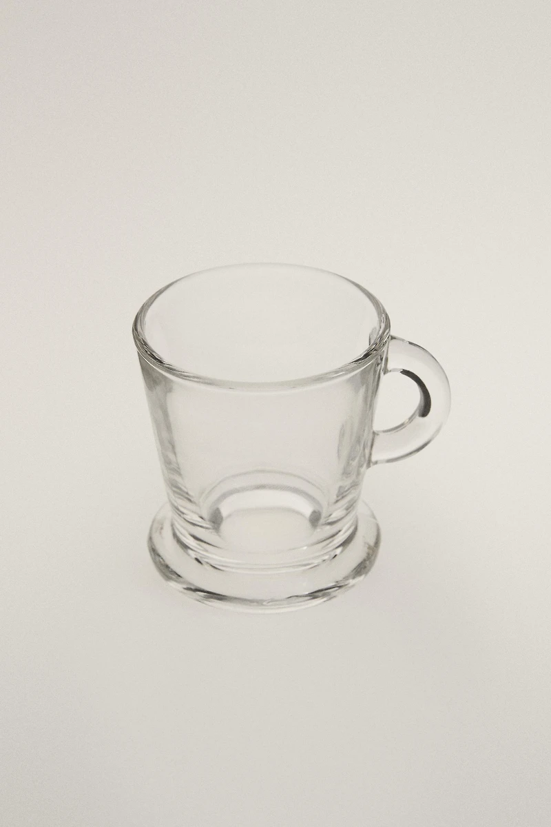 TRANSPARENT GLASS ESPRESSO CUP
