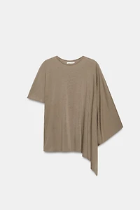 HAUT ASYMÉTRIQUE EFFET CAPE
