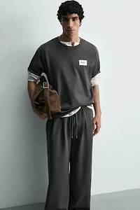 INTERLOCK WIDE FIT JOGGER PANTS