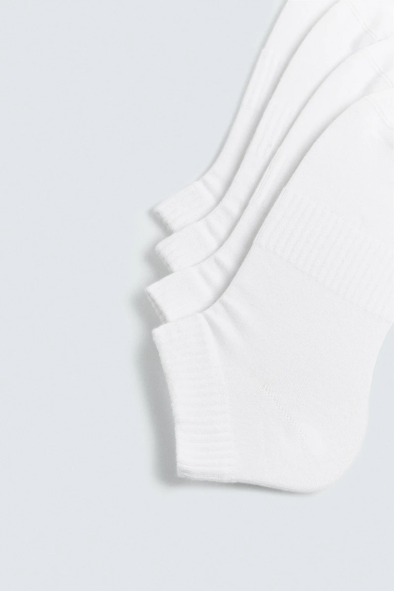 4-PACK BASIC ANKLE SOCKS