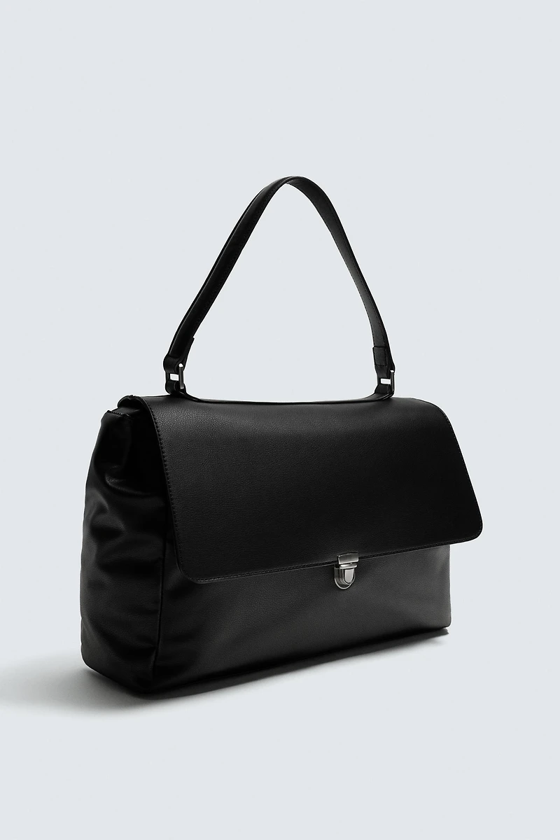PLAIN SHOULDER BAG