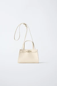 METALLIC DETAIL CROSSBODY BAG