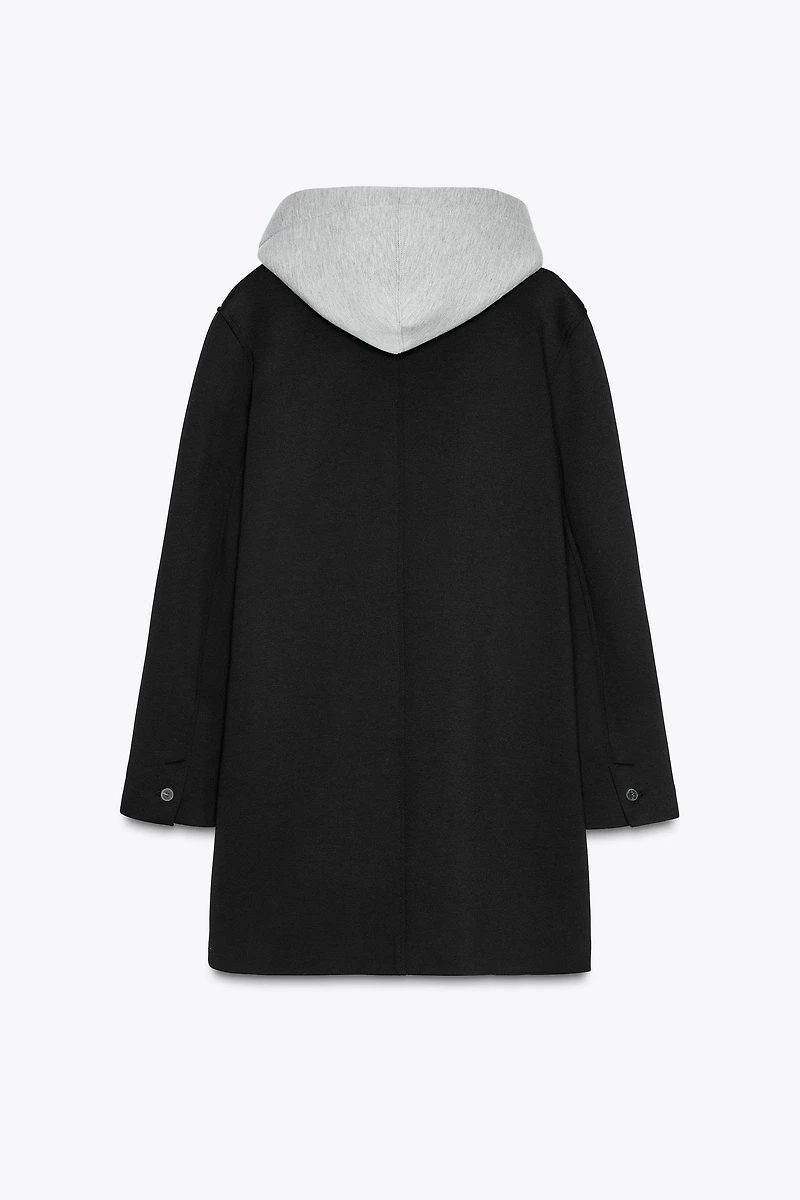 MANTEAU À CAPUCHE BIMATIÈRE