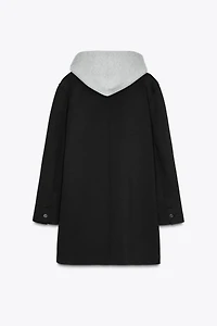 MANTEAU À CAPUCHE BIMATIÈRE