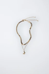 PACK OF TWO BUTTERFLY NECKLACES