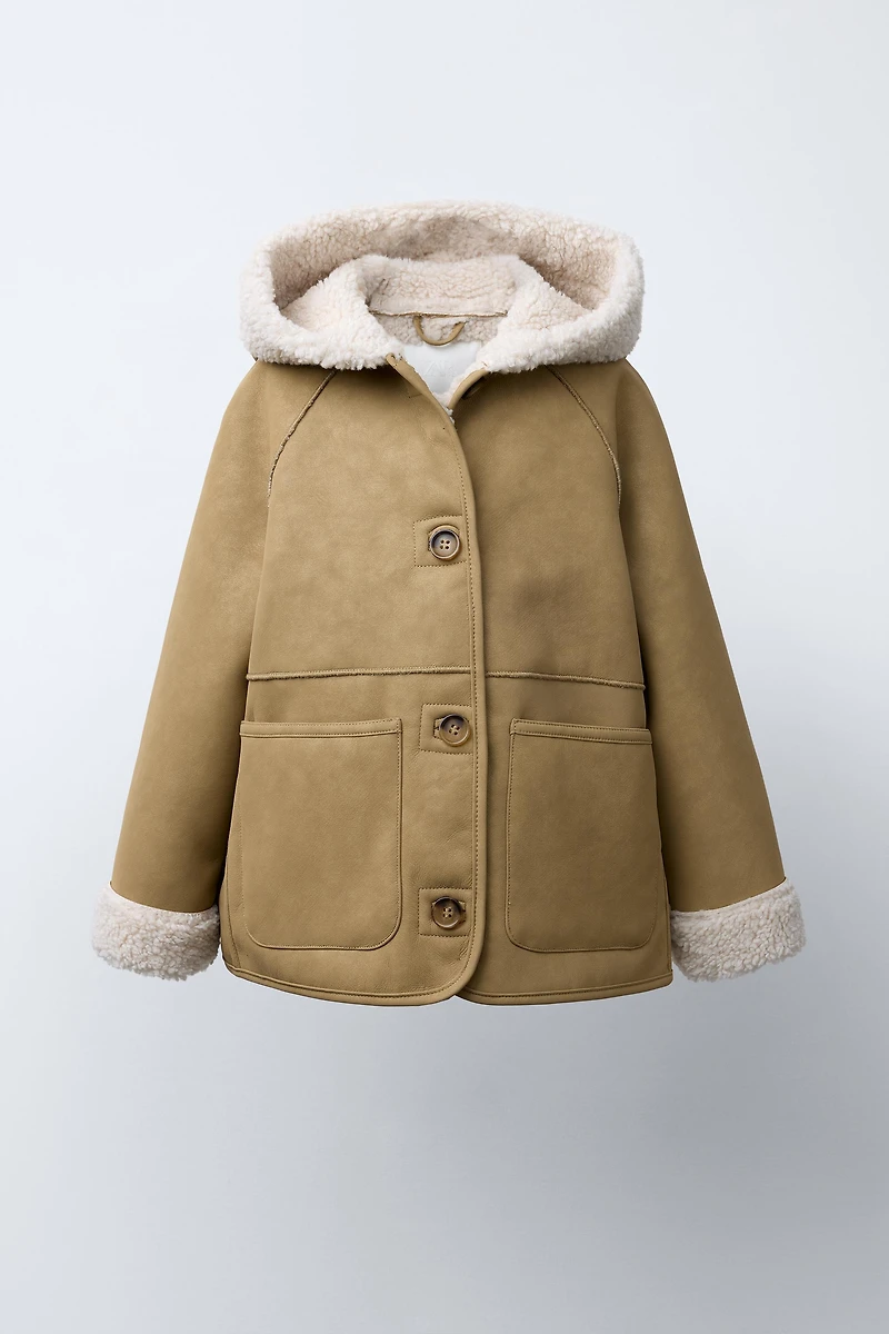DOUBLE-FACED FLEECE COAT