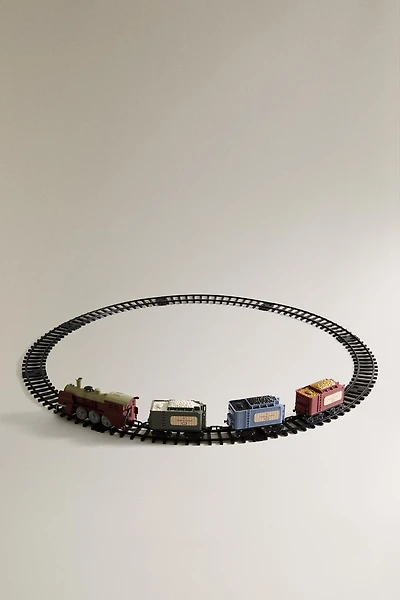 CHILDREN'S CHRISTMAS STEAM TRAIN TOY SET