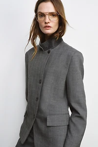 TAILORED PLAID BLAZER ZW COLLECTION