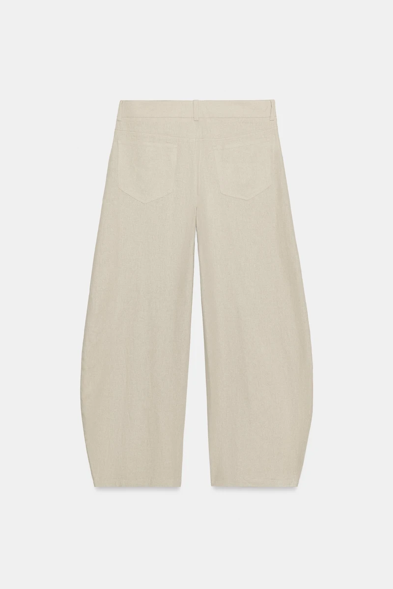 PANTALON BALLON AVEC LIN
