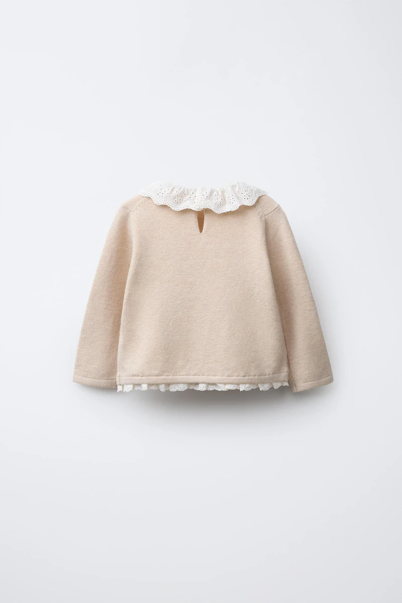 LACE KNIT SWEATER