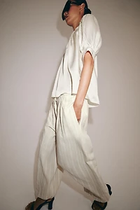 STRIPED BALLOON PANTS ZW COLLECTION